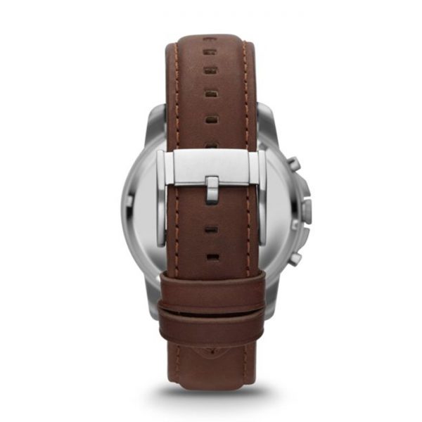 Fossil Men's Grant Chronograph Brown Leather Watch - Image 2